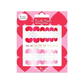 Le Mini Macaron Mini Nail Stickers - You, Me, Oui
