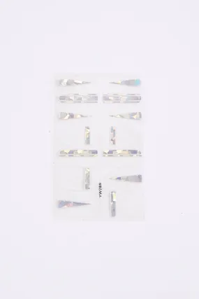 Metallic Iridescent Nail Stickers