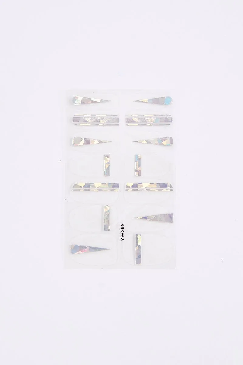 Metallic Iridescent Nail Stickers
