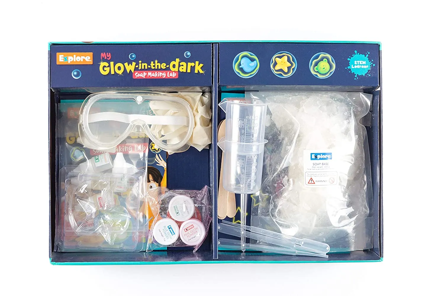 My Glow-in-the-dark Soap Making Lab
