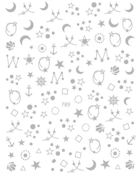 Nail Art Stickers - Design 14