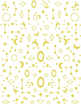Nail Art Stickers - Design 18