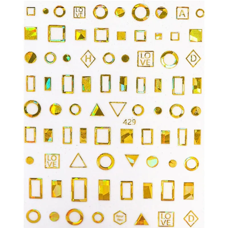 Nail Art Stickers - Design 44