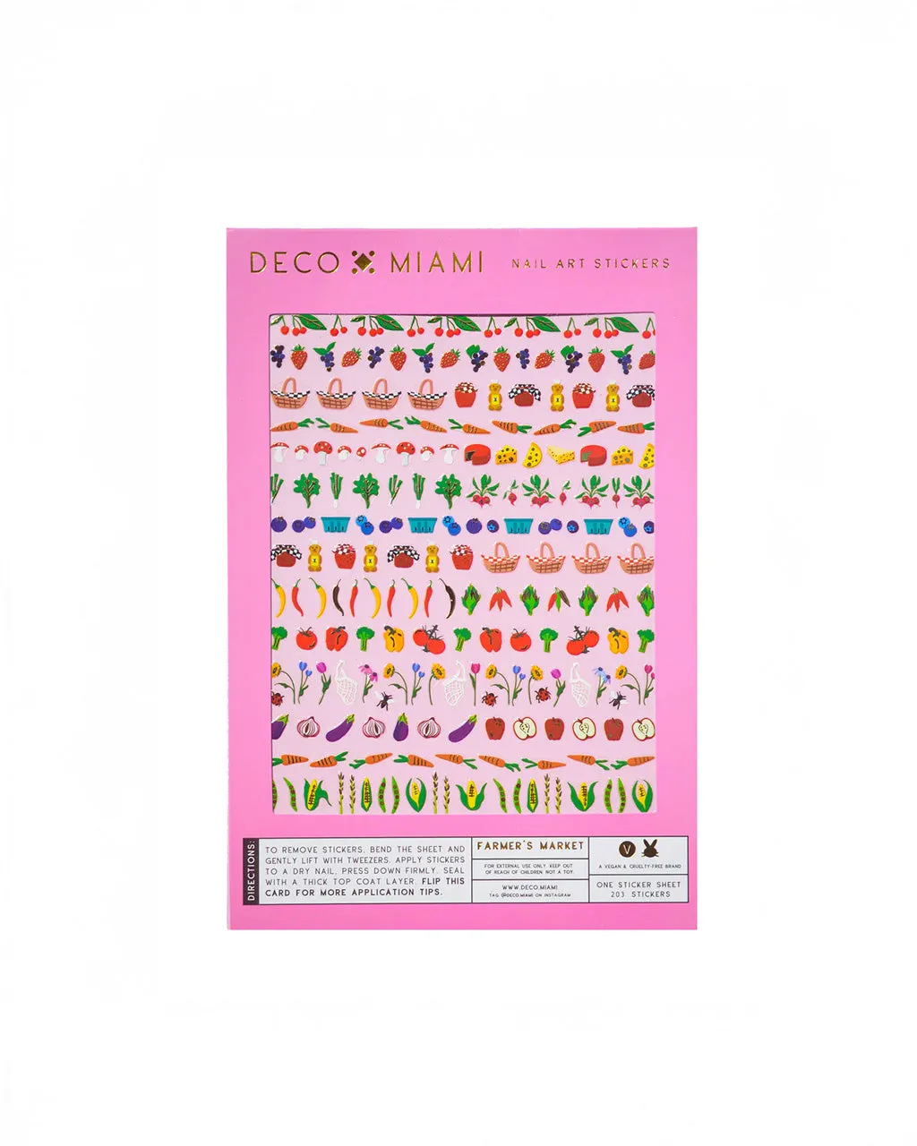 Nail Art Stickers - Farmer's Market