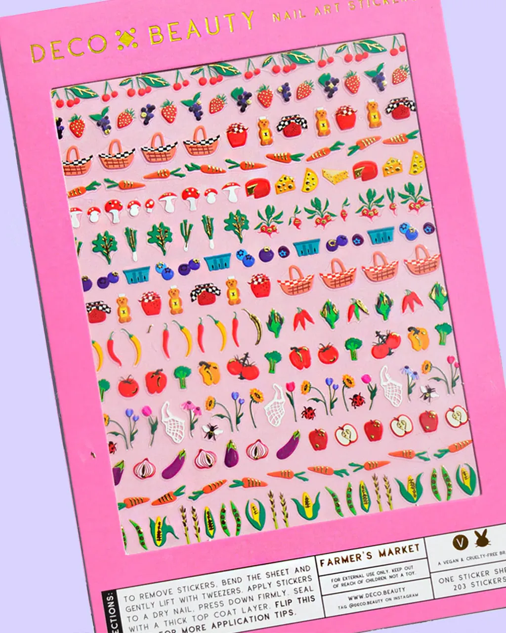 Nail Art Stickers - Farmer's Market