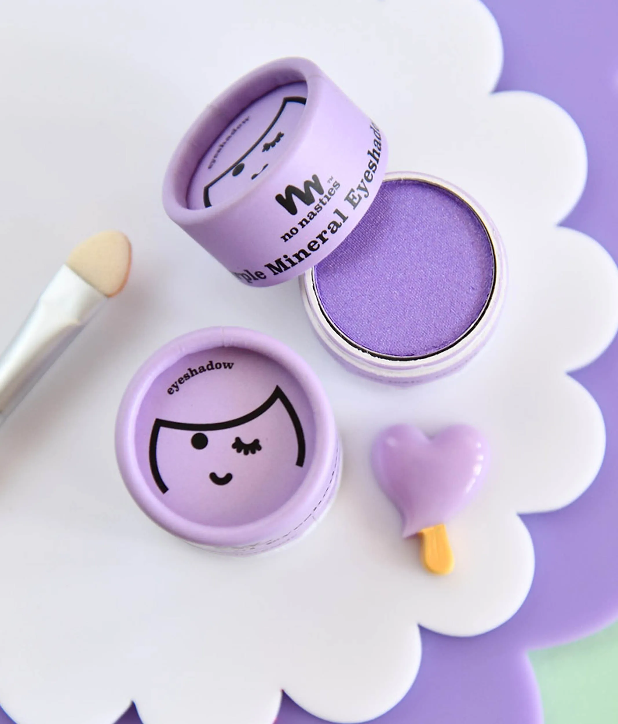 Natural Kids Makeup, Pressed Powder - ECO EYESHADOWS