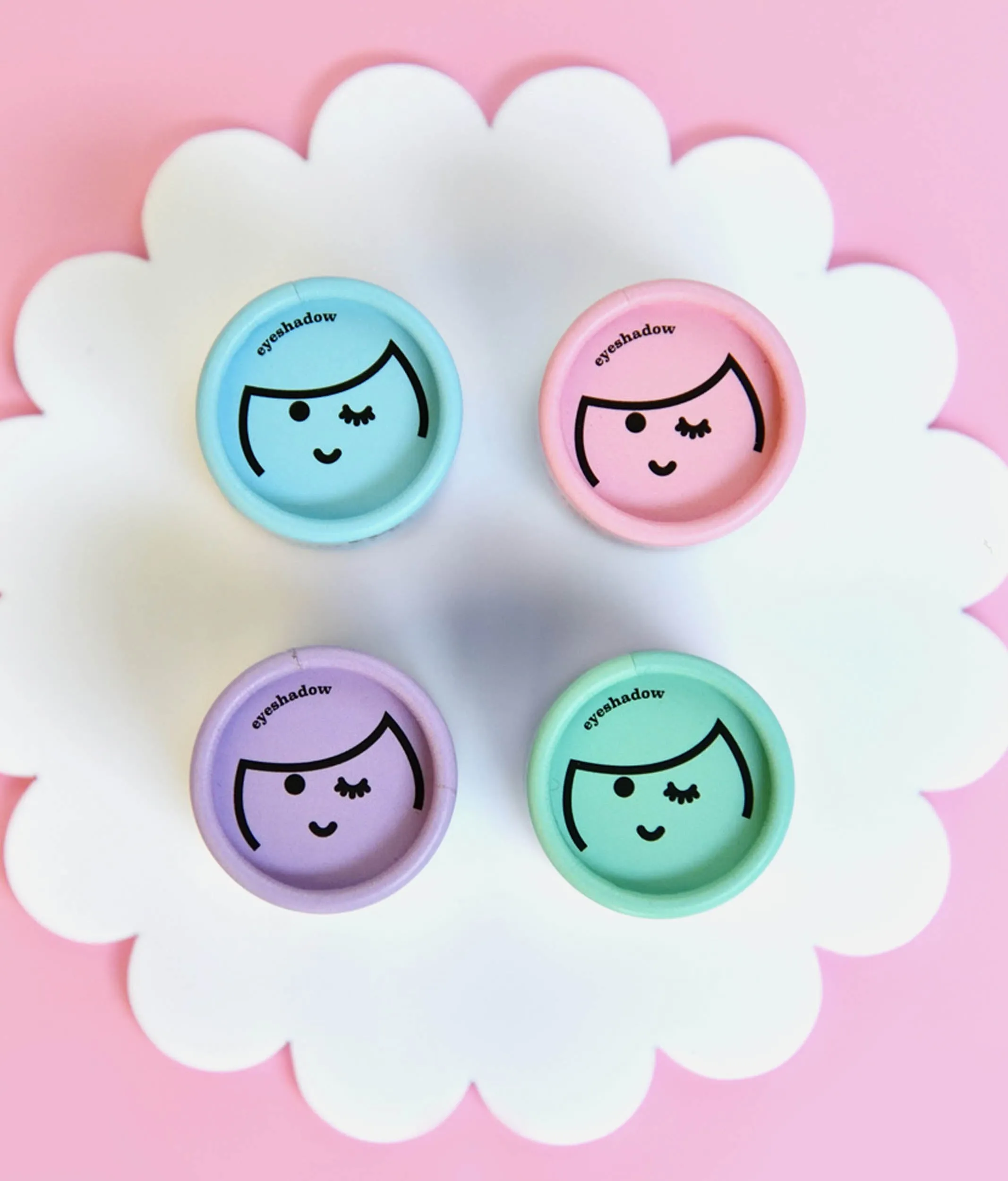 Natural Kids Makeup, Pressed Powder - ECO EYESHADOWS