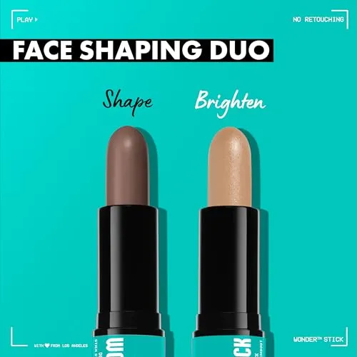 NYX PROFESSIONAL MAKEUP, Wonder Stick, Dual-Ended Stick, Contour And Highlight - MEDIUM
