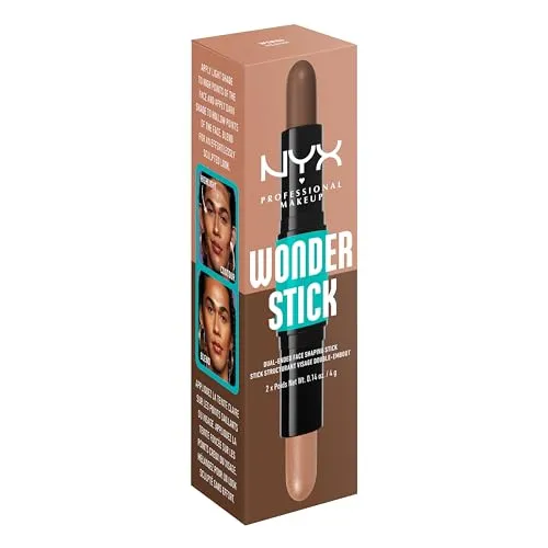 NYX PROFESSIONAL MAKEUP, Wonder Stick, Dual-Ended Stick, Contour And Highlight - MEDIUM