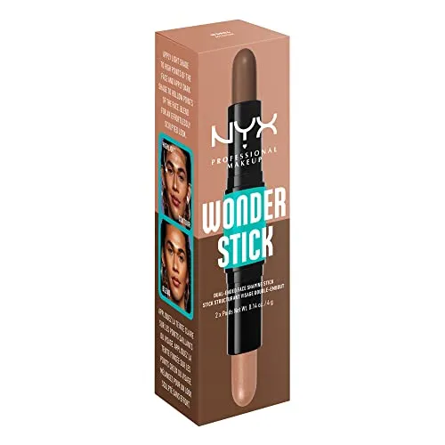 NYX PROFESSIONAL MAKEUP, Wonder Stick, Dual-Ended Stick, Contour And Highlight - MEDIUM