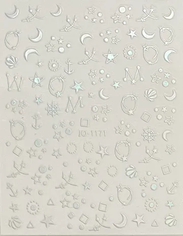 Pasties - Holo Silver Sea Skies JO - 1171