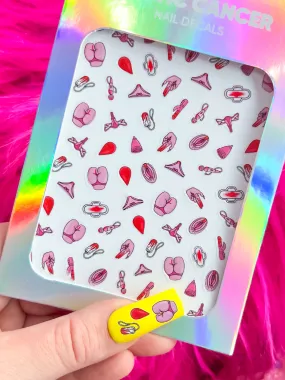 PERIOD NAIL DECALS