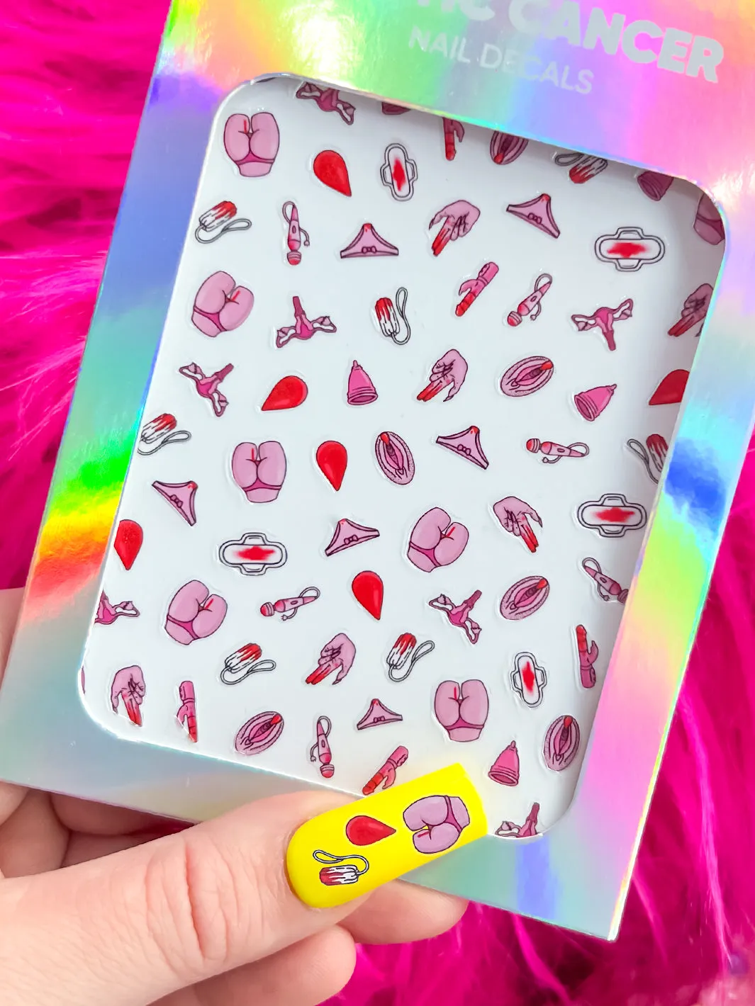 PERIOD NAIL DECALS