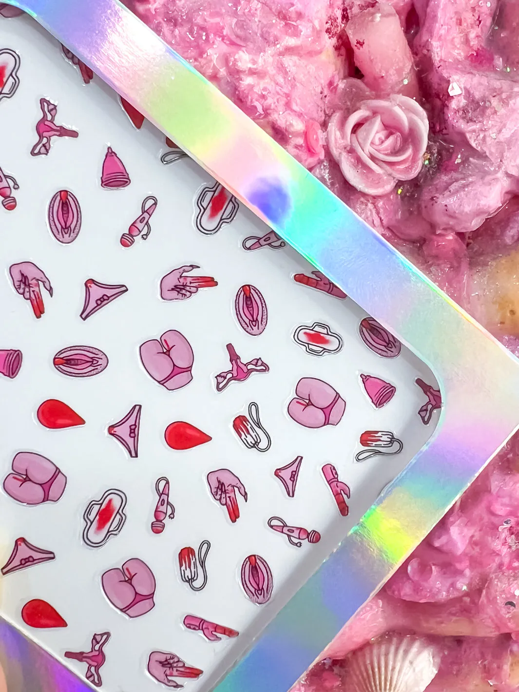 PERIOD NAIL DECALS