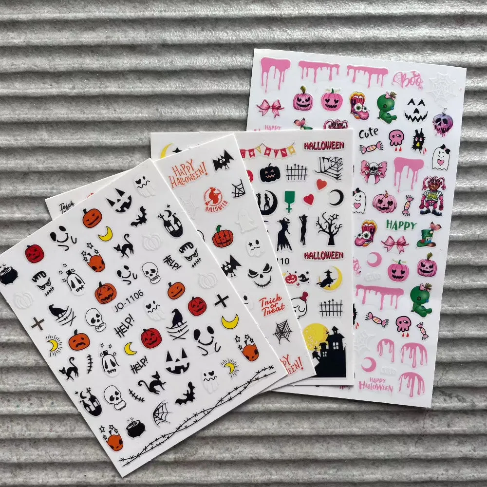 Spooky Nail Art Sticker Bundle